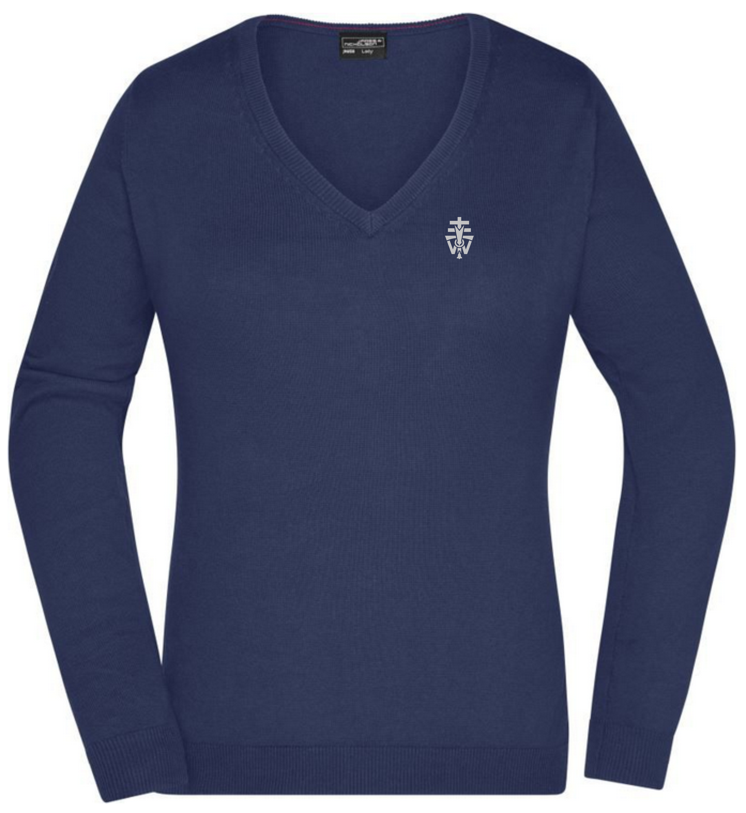 Eleganter Damen V-Ausschnitt Pullover